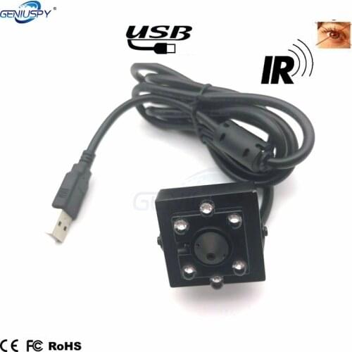 720P 1MP Miniature Size Industry CCTV Security Nest USB Camera Mini infrared Night Vision IR 6pcs 940nm led USB Web Cam