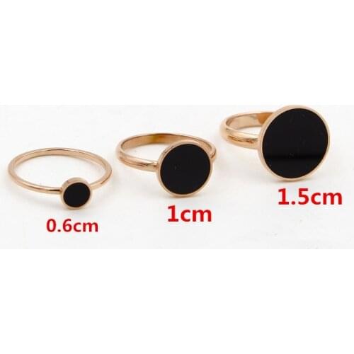 High quality Fashion Small Rose Gold Color Twisted Stainless Steel for Women Wedding Party Ring jewelry KK019