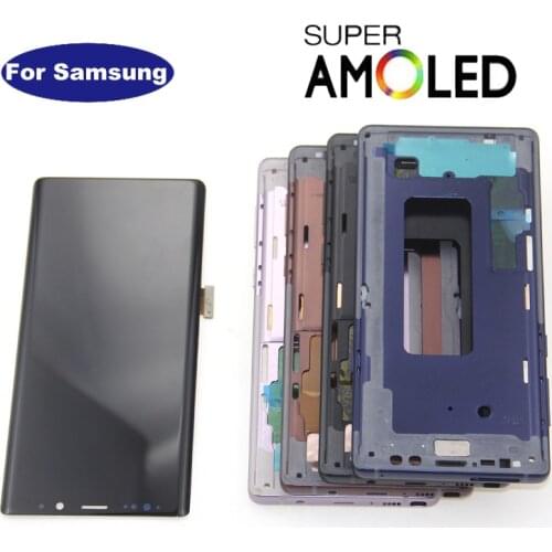 Original For Samsung Galaxy Note 9 Lcd Display Touch Screen Digitizer Assembly N960 N960F N960D N960DS lcd with Frame