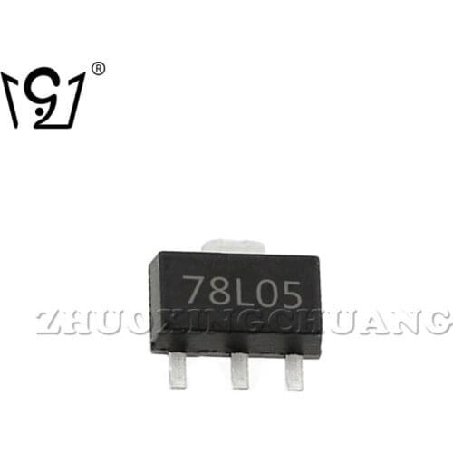 20PCS CJ78L05 3% SOT-89 0.1A/5V/0.6W linear voltage stabilizing circuit chip
