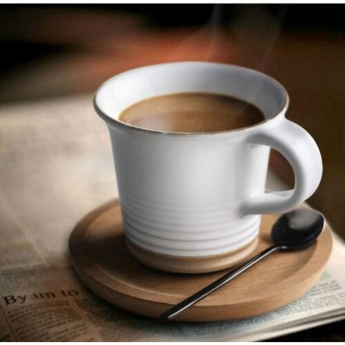 240 ml handmade stoneware coffee cup creative couple afternoon tea cup retro personality coffee cup Japanese art mug