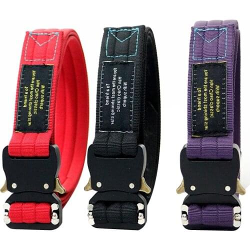 3 cm New Men Insert buckle Belts quality Thicken Canvas Belts Tactics casual Men Belts