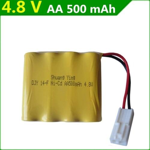 5pcs 4.8V 500mAh Genuine factory direct 4.8V 500mAh Double Eagle rechargeable battery pack remote control car battery batteries
