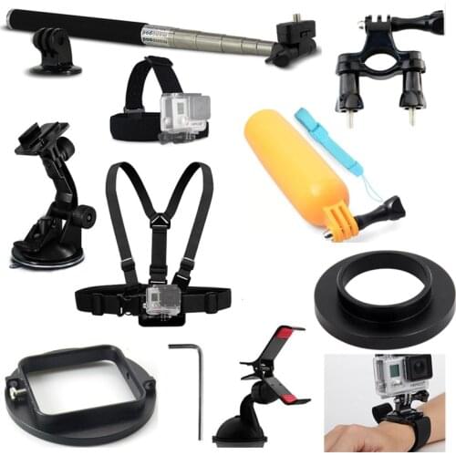 Accessories Outdoor Sports Monopod Stick Hand Strap Adjustable Chest Harness Strap for GoPro Hero 3 4 5 6 7 8 osmo Camera go pro