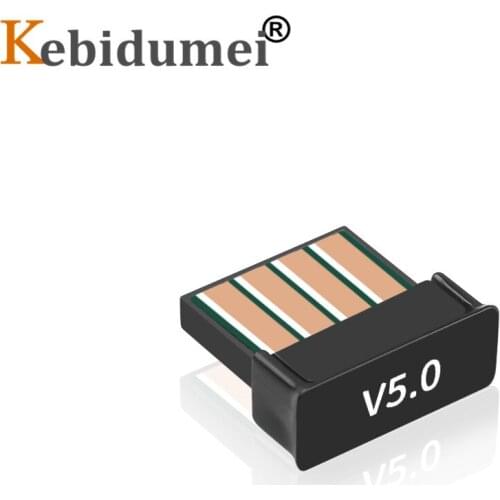 Kebidu Wireless Mouse Bluetooth Music Audio Receiver Transmitter aptx for PC Computer Speaker USB Bluetooth Dongle Adapter 5.0