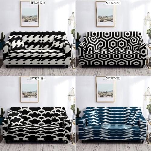 Geometric stripes pattern Covers for sofas Sofa chaise cover lounge sofa cover sofa cushions couches for living room all sofas