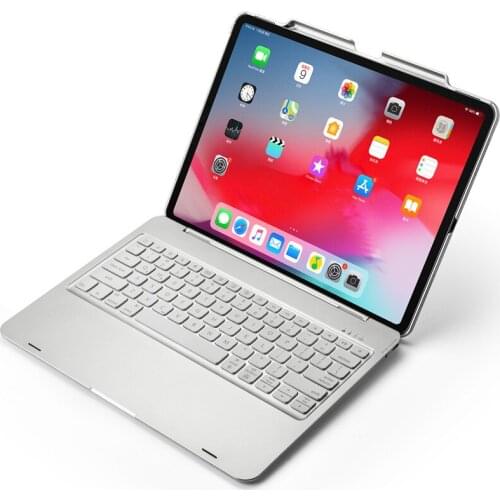 IPad Pro 12.9 Case 2018 with 7 Color Backlit Keyboard Pencil Holder for iPad Pro 12.9 Inch 3rd Gen Wireless Keyboard Cover