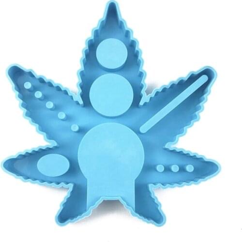 Maple Leaf Tray Epoxy Resin Mold Spice Grinder Casting Silicone Mould DIY Crafts Jewelry Decorations Making Tools