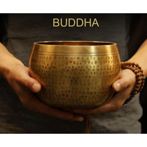 Imported copper chanting Buddha sound bowl singing bowl chanting bowl yoga meditation Buddha sound bowl Tibet song bowl