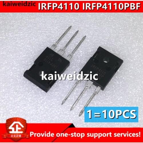 Kaiweikdic New imported original IRFP4110PBF IRFP4110 TO-247 180A/100V P-channel high power and high current MOSFET