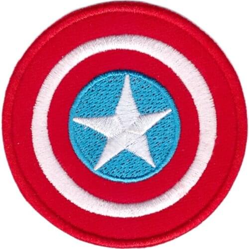 Red ring Pentagon Cool cowboy patch LOGO COMICS Iron On Patch/TV Movie Cartoons