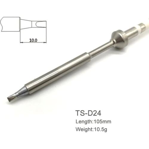 TS100 Mini Soldering Iron Digital Soldering Iron Tip Replacement Bit Head B2 BC2 C4 D24 K I Ku ILS C1 Lead Free