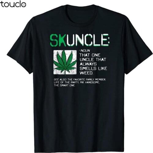 Mens Skuncle - Funny Favorite Uncle That Always Smells Like Weed T-Shirt