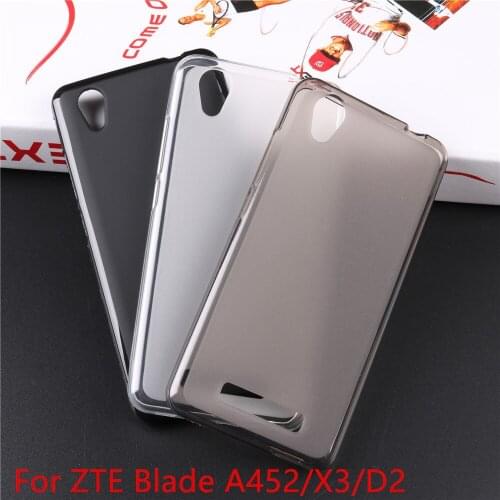 Soft TPU Case For ZTE Blade D2 D3 D6 T620 X7 Silicon Cover Case Mobile Phone Protective Cover Guard Sheild