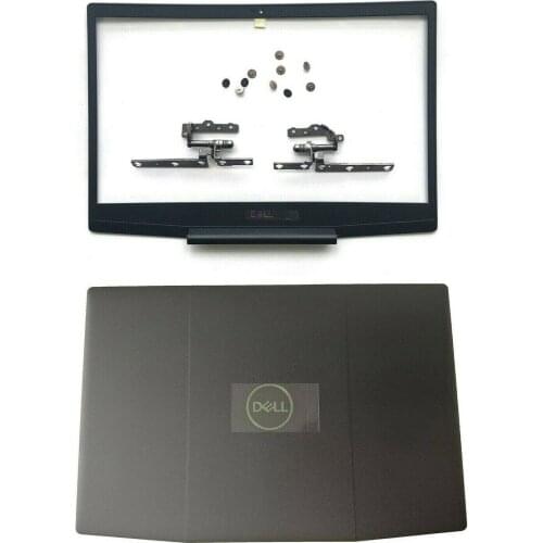 New Dell G3 15 3590 LCD Back Cover Blue Logo 747KP+LCD Front Bezel+Hinges+Screw