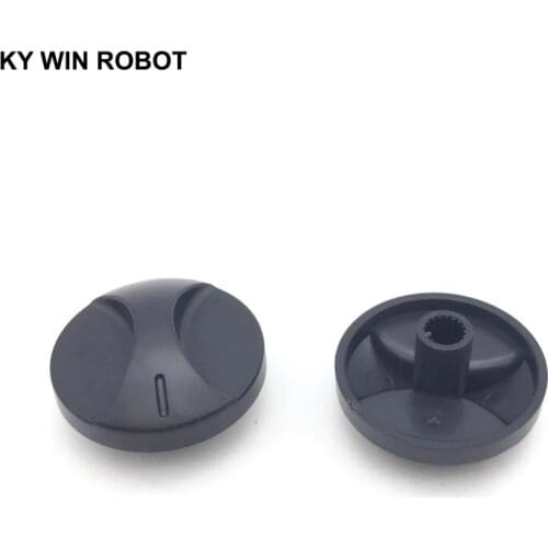 Newest !! Hot Sale 5Pcs 6mm Shaft Hole Dia Plastic Rotation Switch Rotary Potentiometer Knobs Caps