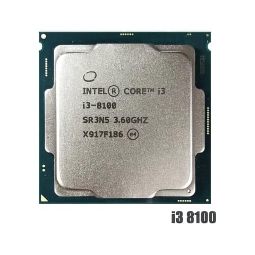 CPU - 8th Gen Intel Core i3-8100 Processor (Tray)