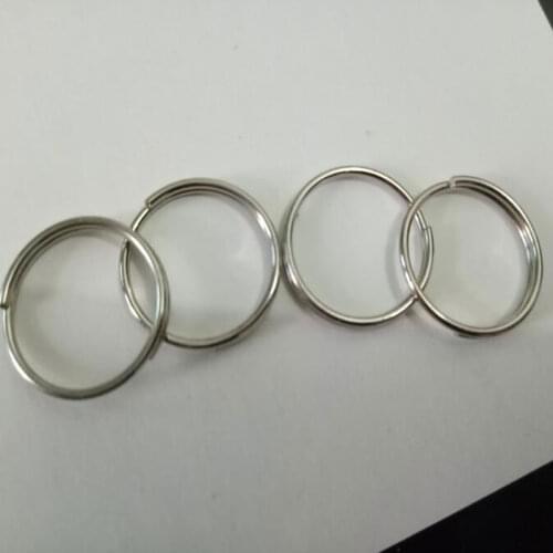 Hot 2018 Lowest Price 10-50pcs 5-16 m Rhodium Jewelry Findings Double Layer Metal Open Jump Rings Split Rings DIY Jewelry Making