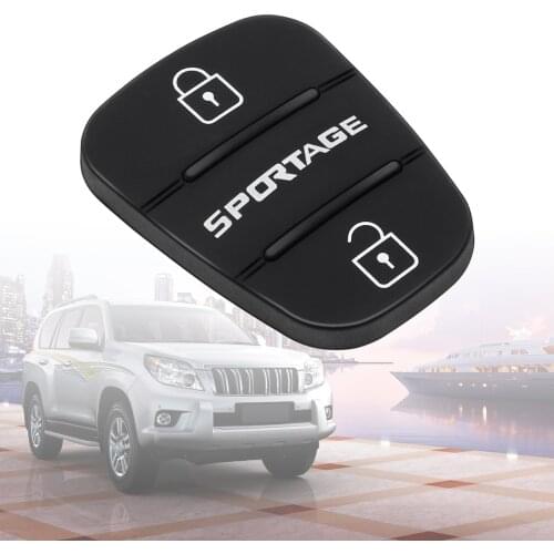 3 Buttons Rubber Pad Insert Replacement Fit for Ceed Hyundai Solaris Tucson l10 l20 l30 Kia Rio Flip Remote Car Key Shell