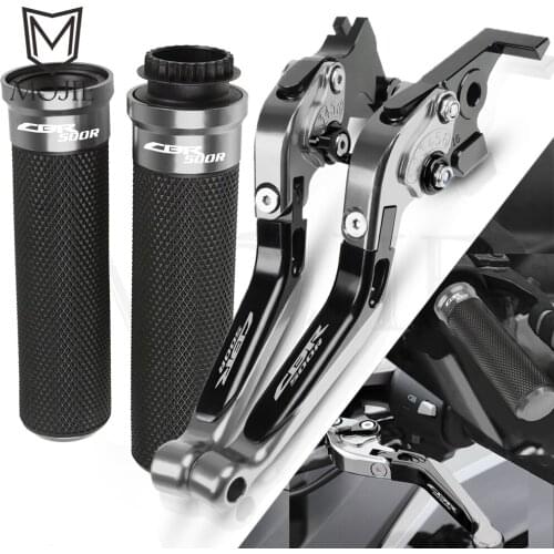 For Honda CBR500R/CB500F/X CBR CB 500 R F/X 500R 500F 500X 2013-2018 Motorcycle CNC Brake Clutch Levers Handlebar Hand Grips