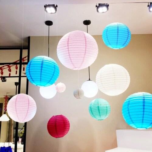 Sakura Plum Blossom Lantern Festival Paper Cage Home Decor Accessories Hang Decor Lampion Babyshower Organizer Wedding Decor
