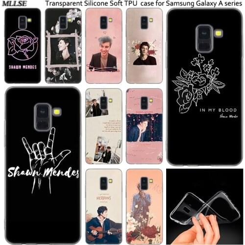 Shawn Mendes pink Silicone Case For Samsung Galaxy A50 A30 A10 A40 A6 A8 Plus A9Star A5 A7 2018 2017 2016 Note 9 8 Fashion Cover