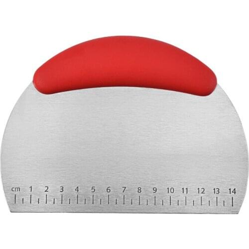 Stainless Steel Cake Scraper Pastry Cutters Baking Cake Cooking Dough Scraper Fondant Spatulas Edge DIY Baking Decorating Tools