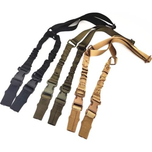 Tactical Heavy Duty Double Sling Rifle Shoulder Strap Belt Adjustable 1000D Nylon Airsoft Rifle Gun Safety Rope
