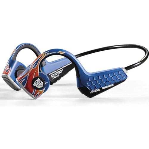 Transformers Optimus Prime KB20070-2 Bone Conduction Headphones Outdoor Waterproof Sports Stereo Wireless Bluetooth earphones