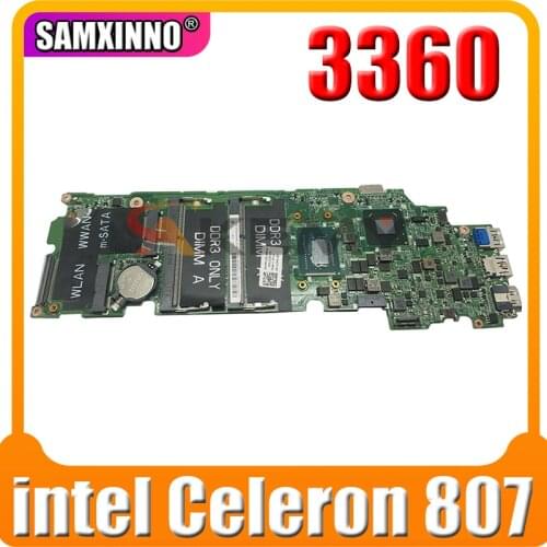 100% working for Dell Vostro 3360 Motherboard intel Celeron 807 028T4F CN-028T4F DA0V07MBAD1 tested ok