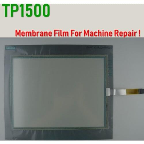 6AV6647-0AG11-3AX0 TP1500 Basic Membrane Film+Touch Glass for SIMATIC HMI Panel repair~do it yourself, Have in stock