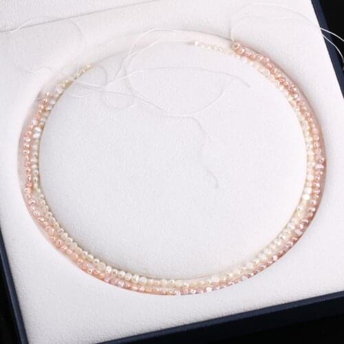 High Quality Natural Freshwater Pearl Irregular Loose Beads 3-4 Mm For Jewelry Making DIY Bracelet Earrings Necklace Accessory