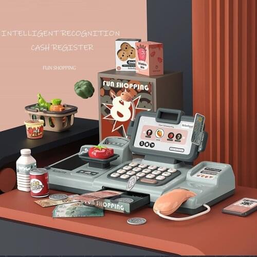 Childrens toys simulation supermarket cash register luxury set toys childrens cashier role play cashier Girl Toys