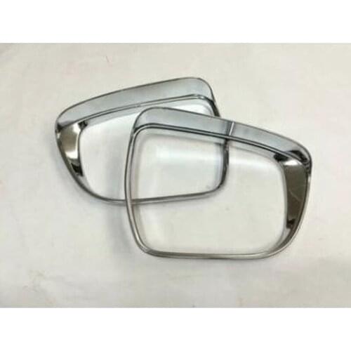 For Nissan X-Trail 2014-2018 2PCS High Quality ABS Chrome Car Rearview Mirror Rain Eyebrow Cover Trim Car Styling Accessories