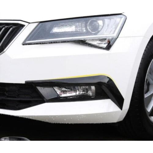 For Skoda superb 2016 2017 2018 Front Fog Lamp Bright Fog Lamp Modified Eyebrow Fog Lamp Frame YJ D