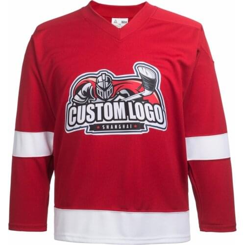 Embroidery ice hockey jerseys wholesale custom jerseys P007