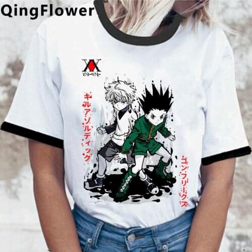 Hunter x Hunter Kurapika Killua Hisoka summer top top tees female tumblr vintage ulzzang clothes ulzzang