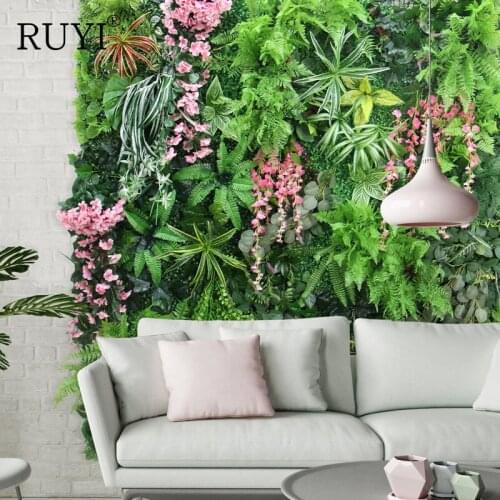 Artificial Plant Lawn Grass Fake Decoration Plant Wall Turf Wedding Garden Indoor Simulation Flower Grass Wall Decoration