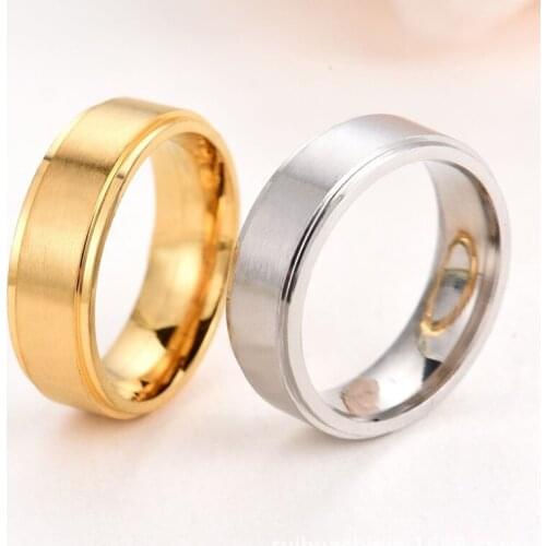 KSRA Jewelry imple Matte 316L Stainless Steel Rings for Women 2021 jewelry wholesale Party Gift Dropshopping