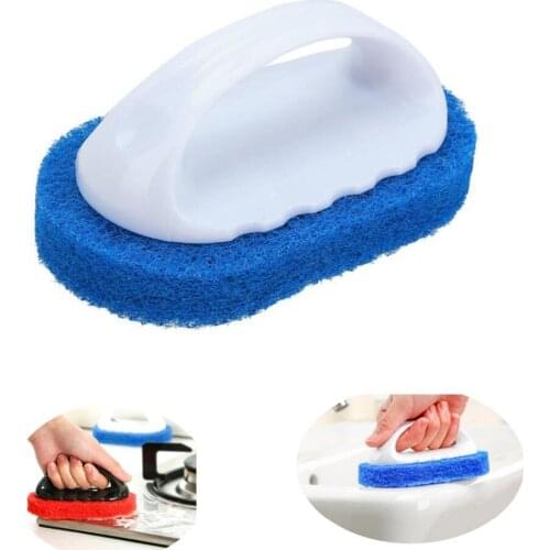 Kitchen Cleaning Brush Magic Sponge Eraser Bath Tiles Brush Wash Pot Clean Brushes Sponge Bathroom Accessories
