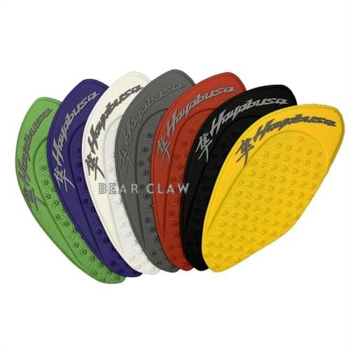 MOTO - 3D rubber Tank Traction Pad Side Gas Knee Grip Protector For Hayabusa GSXR 1300 2008-2015