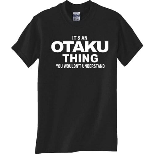 Otaku"Thing"Blackshirts T-Shirt 2019 New Fashion Low Price Round Neck Men Tees Neon T Shirts Tee Shirts