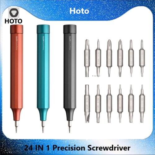 Hoto 24 IN 1 Precision Screwdriver Mini Screwdriver Set Multi-functional Screw Driver Magnetic Storage Box from Xiaomiyoupin