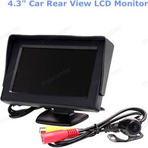 Wholesale 4.3 inch HD Screen Car Rear View LCD Monitor/Camera Support Desktop on-board Display