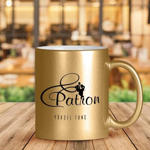 Personalized Professional Boss Gold Gilded Mug Cup-2