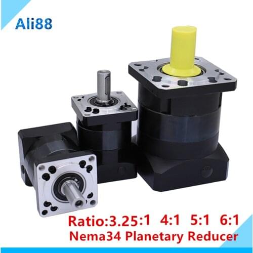 NEMA 34 Planetary Gearbox Ratio 3.25:1 4:1 5:1 6:1 gearbox Nema34 Stepper Motor Speed Reducer motor gearbox