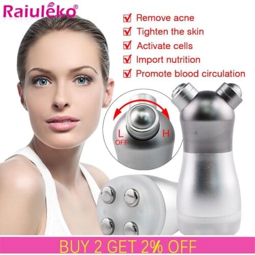 RF Radio Frequency No Needle Mesotherapy Mesoporation Facial Photon LED Light Skin Rejuvenation Face Lift Massager Beauty Care