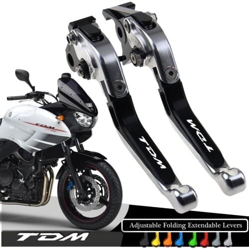 For YAMAHA TDM 900 TDM900 2002 2003 2004 Motorcycle Accessories CNC Billet Aluminum Folding Extendable Brake Clutch Levers