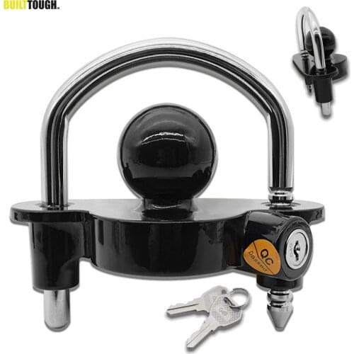 Heavy-Duty Hook Lock Universal Caravan Accessories Trailer Ball Coupler Safe Security Anti-Theft Lock