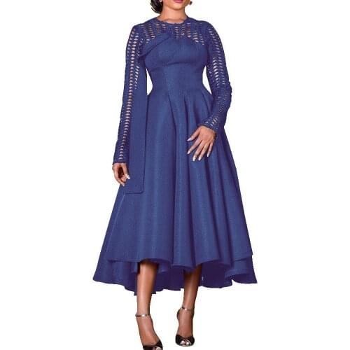 Elegant Dress For Women Wedding Party Long Black Drapped Cut Out See Through Tunic High Waist Evening Dinner Dresses Midi New